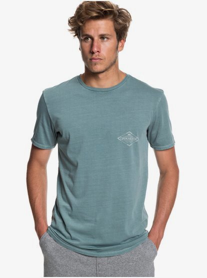 Vibed T Shirt Voor Heren Blue Quiksilver quiksilver kopen in de aanbieding