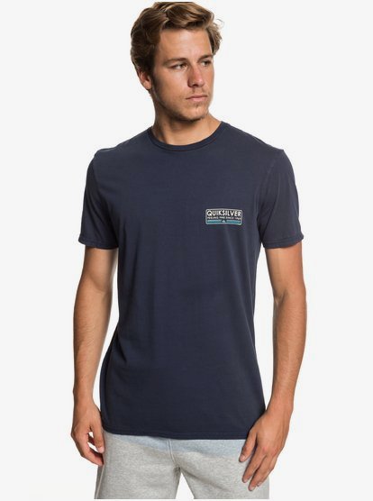 Paddle Forward T Shirt Voor Heren Blue Quiksilver quiksilver kopen in de aanbieding