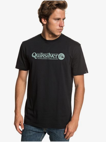 Art Tickle T Shirt Voor Heren Black Quiksilver quiksilver kopen in de aanbieding