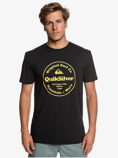 Secret Ingredient T Shirt Voor Heren Black Quiksilver quiksilver kopen in de aanbieding