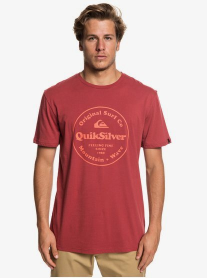 Secret Ingredient T Shirt Voor Heren Red Quiksilver quiksilver kopen in de aanbieding