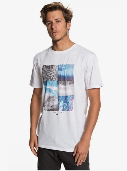 quiksilver, Футболка Photo Fun, WHITE (wbb0) 0 Футболка Photo Fun Белый EQYZT05266 Quiksilver