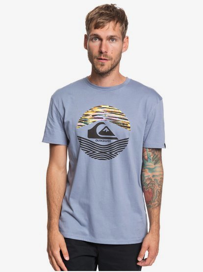 Stomped On T Shirt Voor Heren Blue Quiksilver quiksilver kopen in de aanbieding Stomped On T Shirt Voor Heren Blue Quiksilver quiksilver kopen in de aanbieding