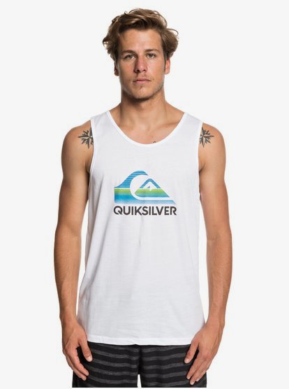 Waves Tanktop Voor Heren White Quiksilver quiksilver kopen in de aanbieding