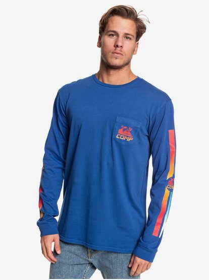 St Comp Factory T Shirt Met Borstzak En Lange Mouwen Voor Heren Blue Quiksilver quiksilver kopen in de aanbieding St Comp Factory T Shirt Met Borstzak En Lange Mouwen Voor Heren Blue Quiksilver quiksilver kopen in de aanbieding