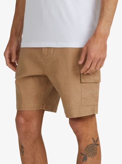 Above the sale knee cargo shorts