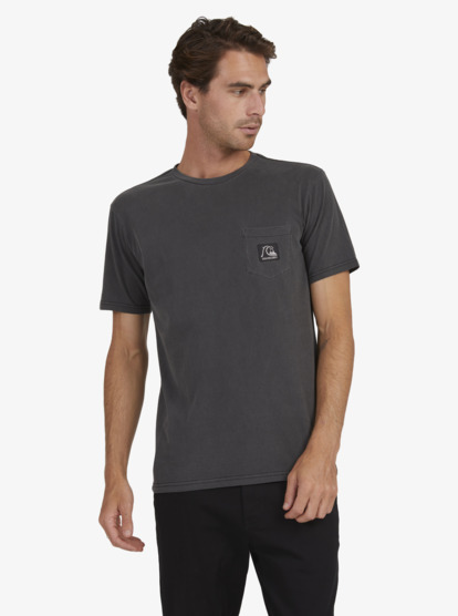 gray t shirt with pocket