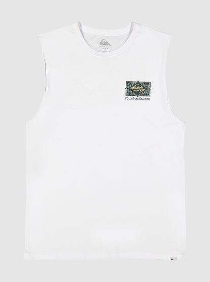 men's white sleeveless t shirts