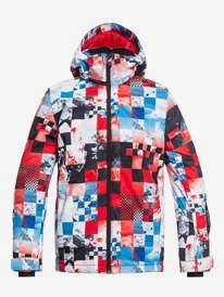 Quiksilver Mission Block-Veste de Ski/Snowboard pour Garçon 8-16 Ans Quiksilver Mission Block-Veste de Ski/Snowboard pour Garçon 8-16 Ans
