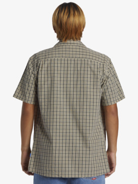 Quiksilver Mens Stonetown Short Sleeve Shirt (Seneca Check Stonetown) main image 0