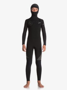 5/4/3mm Syncro Series - Hooded Chest Zip GBS Wetsuit for Boys 8-16  EQBW203001