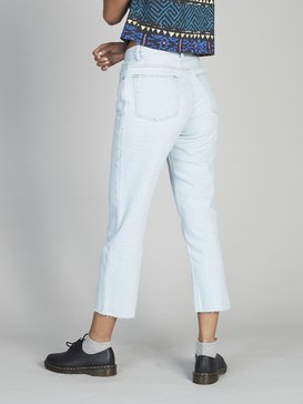 Quiksilver Womens - Cropped Loose Fit Jeans for Women  EQWDP03003