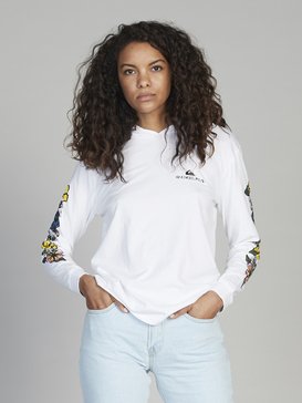 Quiksilver Womens - Hooded Long Sleeve Top  EQWKT03012