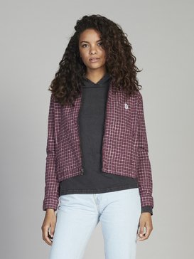 Quiksilver Womens - Long Sleeve Zip-Up Shirt  EQWWT03012