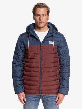 Scaly Block - Hooded Puffer Jacket  EQYJK03528