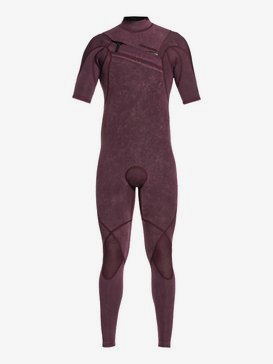 2/2mm Highline Ltd Monochrome - Short Sleeve Chest Zip Springsuit for Men  EQYW303010