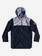 Hazards Rocks - Longline Water-Repellent Hooded Raincoat for Boys 8-16  EQBJK03185