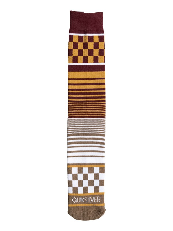 quiksilver, Multi Pattern Crew Socks, ELMWOOD (tmp0) 0 Multi Pattern Crew Socks 06352A Quiksilver