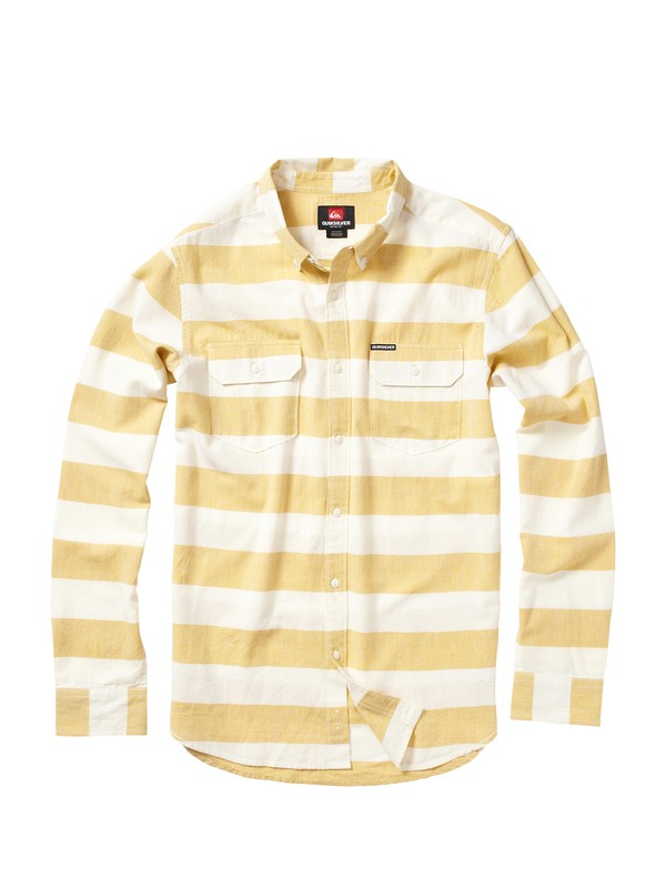 quiksilver, TUBE PRISON LS, CURRY YELLOW (cur) 0 TUBE PRISON LS 109237 Quiksilver