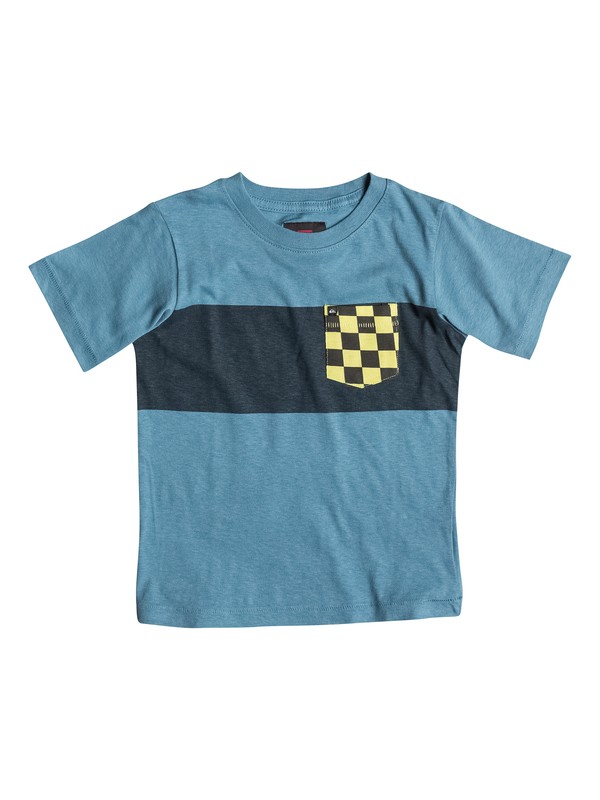 quiksilver, PATTERN QUIK POCKET TEE, Bluestone - Solid (bmc0) 0 PATTERN QUIK POCKET TEE 40444025 Quiksilver