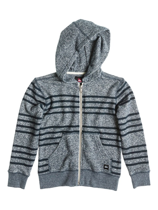 quiksilver, MAJOR STRIPES HOODY, Dark Denim - Heather (brqh) 0 MAJOR STRIPES HOODY 40444129 Quiksilver