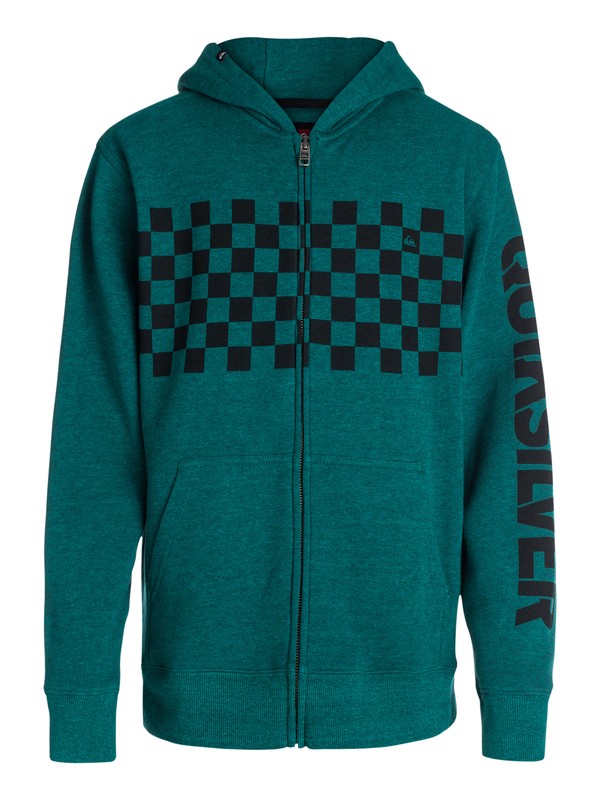 quiksilver, Boys 4-7 Checker Hoody, Bayou - Heather (bqjh) 0 Boys 4-7 Checker Hoody 40454009 Quiksilver