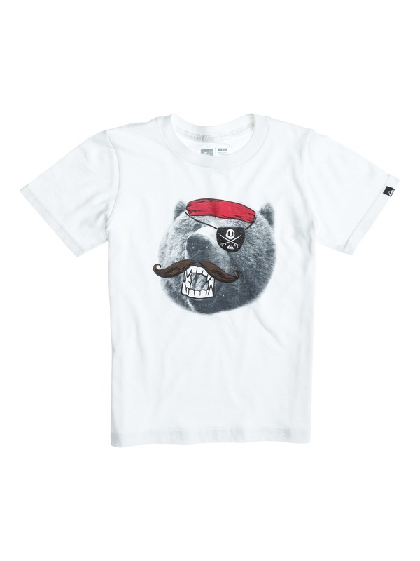 quiksilver, I MATEY TEE, Bright White (wbb0) 0 I MATEY TEE 40454047 Quiksilver