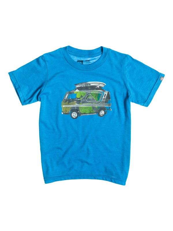 quiksilver, OPEN ROAD TEE, Olympian Blue-h (bqzh) 0 OPEN ROAD TEE 40454062 Quiksilver