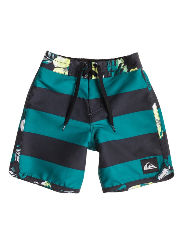quiksilver, Boys 4-7 Brigg Scallop Boardshorts, Bayou - Solid (bqj0) 0 Boys 4-7 Brigg Scallop Boardshorts 40455003 Quiksilver