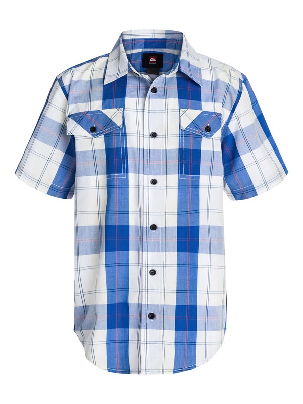 quiksilver, CAMP PLAID SHIRT, Olympian Blue (bqz0) 0 CAMP PLAID SHIRT 40464035 Quiksilver
