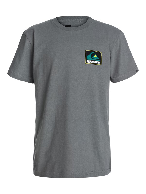 quiksilver, Boys 8-16 Grinder T-Shirt, Gargoyle - Heather (kpch) 0 Boys 8-16 Grinder T-Shirt 40464050 Quiksilver