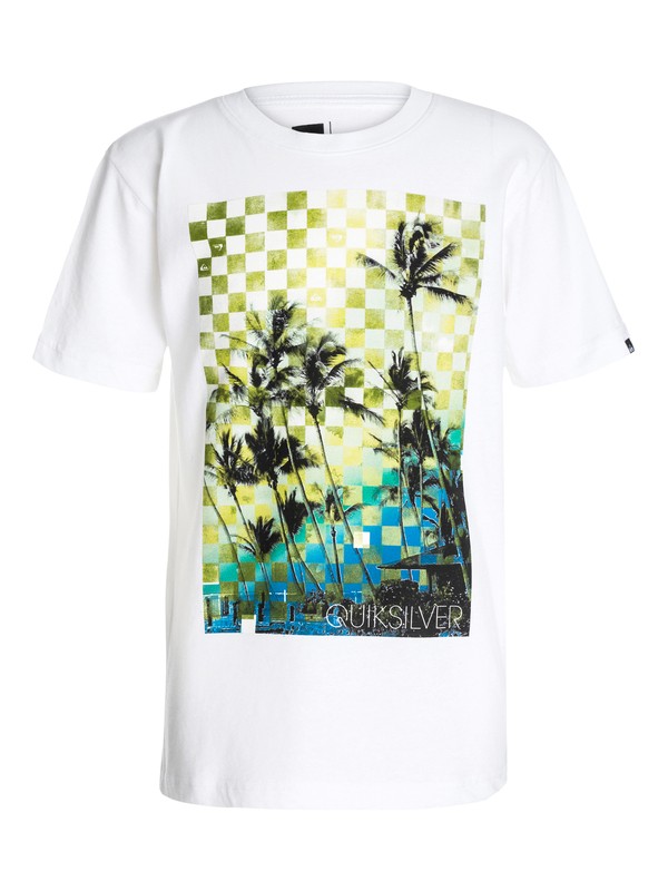 quiksilver, GOOD HAZE TEE, Bright White (wbb0) 0 GOOD HAZE TEE 40464058 Quiksilver