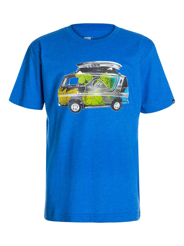 quiksilver, OPEN ROAD TEE, Olympian Blue-h (bqzh) 0 OPEN ROAD TEE 40464062 Quiksilver