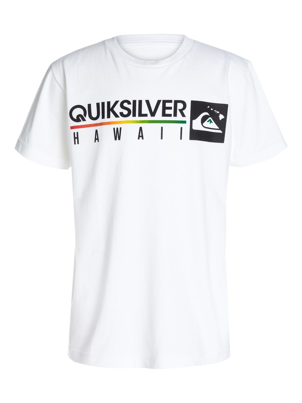 quiksilver, VIBRATION TEE, Bright White (wbb0) 0 VIBRATION TEE 40464194 Quiksilver