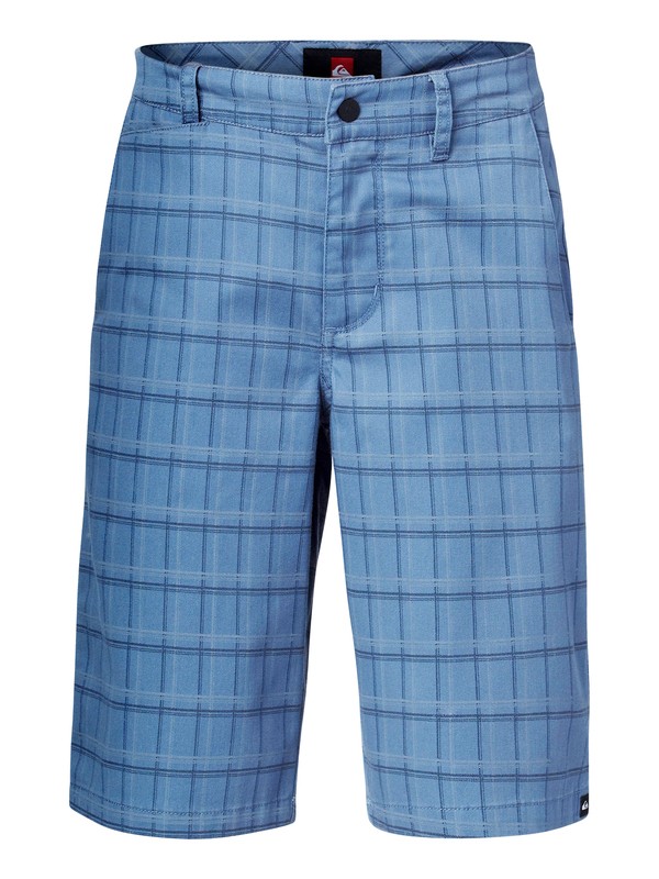 quiksilver, Boys 8-16 Downtown Shorts, Bluestone - Solid (bmc0) 0 Boys 8-16 Downtown Shorts 40465014 Quiksilver