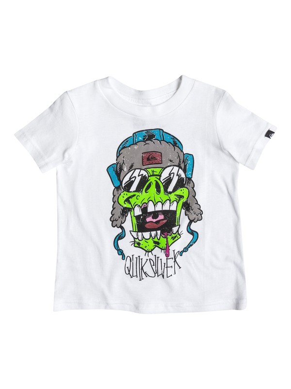 quiksilver, Baby Cavity Creep T-Shirt, Bright White (wbb0) 0 Baby Cavity Creep T-Shirt 40474132 Quiksilver