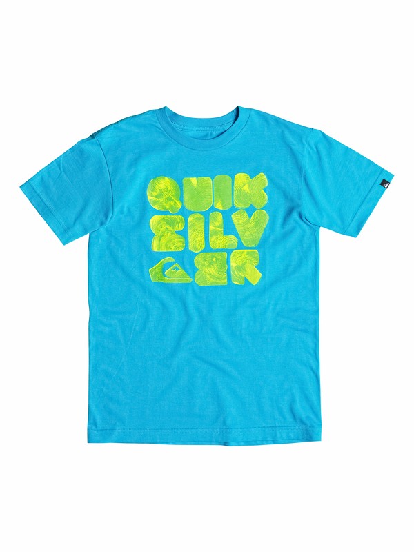 quiksilver, Boys 2-4 Woody T-Shirt, Hawaiian Ocean (bmj0) 0 Boys 2-4 Woody T-Shirt 40544169 Quiksilver