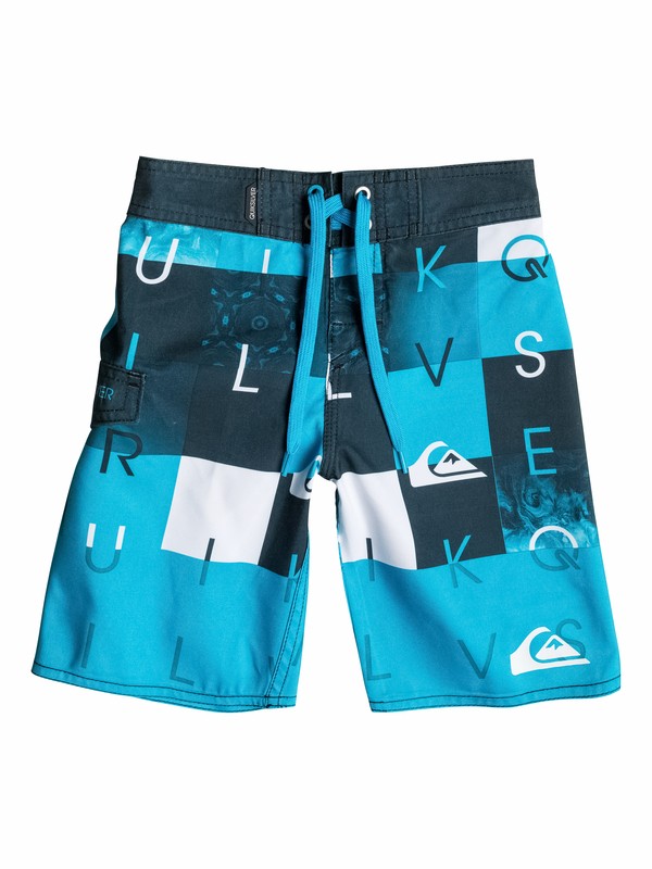 quiksilver, Boys 2-4 Checkmate Boardshorts, Hawaiian Ocean (bmj0) 0 Boys 2-4 Checkmate Boardshorts 40545006 Quiksilver