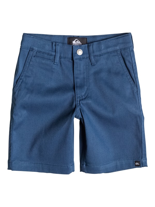 quiksilver, Boys 2-4 Union Chino Shorts, Dark Denim (brq0) 0 Boys 2-4 Union Chino Shorts 40545028 Quiksilver