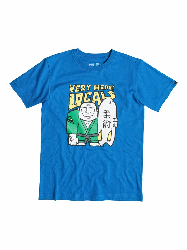 quiksilver, Boys 4-7 Heavy T-Shirt, Olympian Blue (bqz0) 0 Boys 4-7 Heavy T-Shirt 40554028 Quiksilver