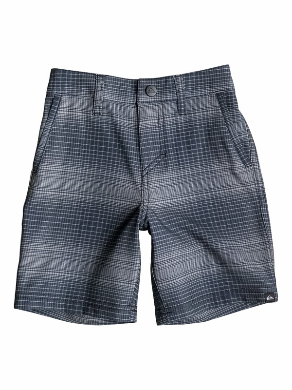 quiksilver, Boys 4-7 Everyday Plaid Boardshorts, Anthracite (kvj0) 0 Boys 4-7 Everyday Plaid Boardshorts 40555099 Quiksilver