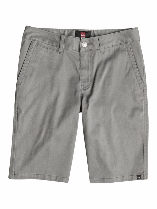 quiksilver, Boys 8-16 Union Chino Shorts, Castlerock (kpv0) 0 Boys 8-16 Union Chino Shorts 40565028 Quiksilver