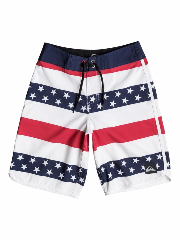 quiksilver, Boys 8-16 40 Oz Of July Boardshorts, Bright White (wbb0) 0 Boys 8-16 40 Oz Of July Boardshorts 40565086 Quiksilver