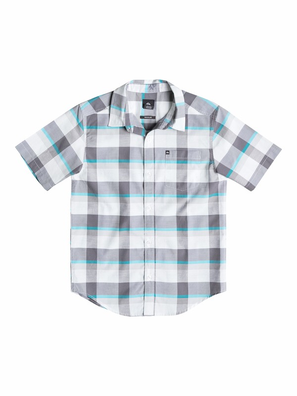 quiksilver, Baby Grebe Redux Short Sleeve Shirt, Highrise (sgr0) 0 Baby Grebe Redux Short Sleeve Shirt 40574018 Quiksilver