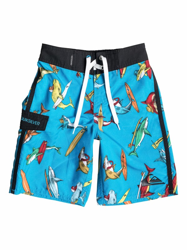 quiksilver, Baby Shark Surf Boardshorts, Hawaiian Ocean (bmj0) 0 Baby Shark Surf Boardshorts 40575102 Quiksilver