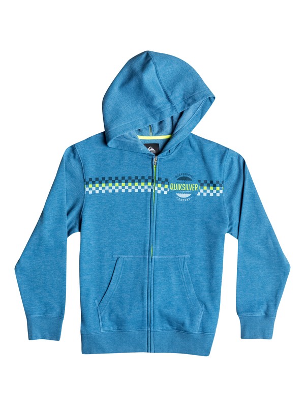 quiksilver, Boys 2-4 Super Dooper Zip-Up Hoodie, Federal Blue-h (bnch) 0 Boys 2-4 Super Dooper Zip-Up Hoodie 40644132 Quiksilver