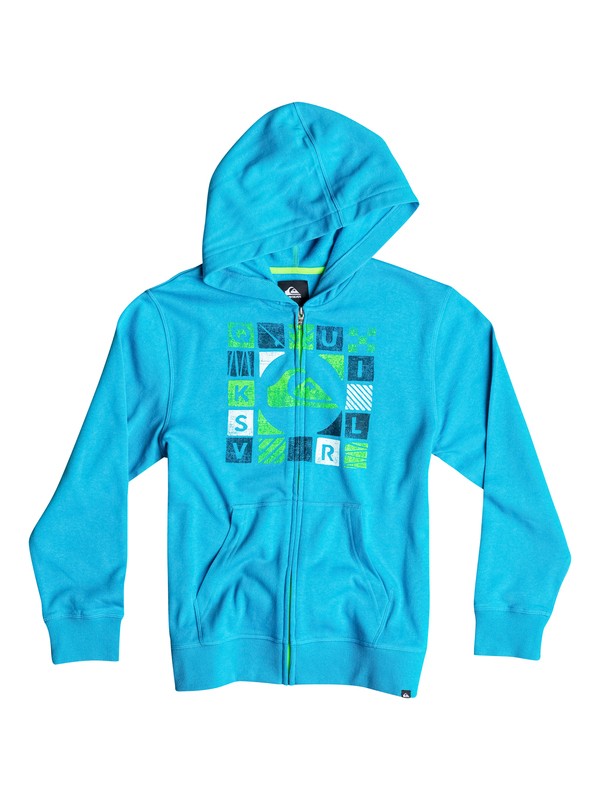 quiksilver, Boys 2-4 Squared Zip-Up Hoodie, Hawaiian Ocean (bmj0) 0 Boys 2-4 Squared Zip-Up Hoodie 40644133 Quiksilver