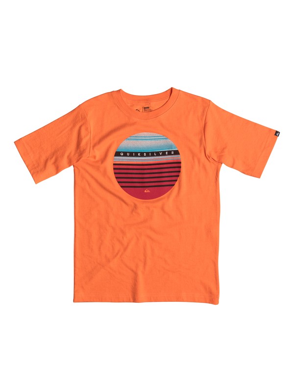quiksilver, Boys 2-4 Everyday Circle T-Shirt, Sun Orange - Heather (nkkh) 0 Boys 2-4 Everyday Circle T-Shirt 40644179 Quiksilver