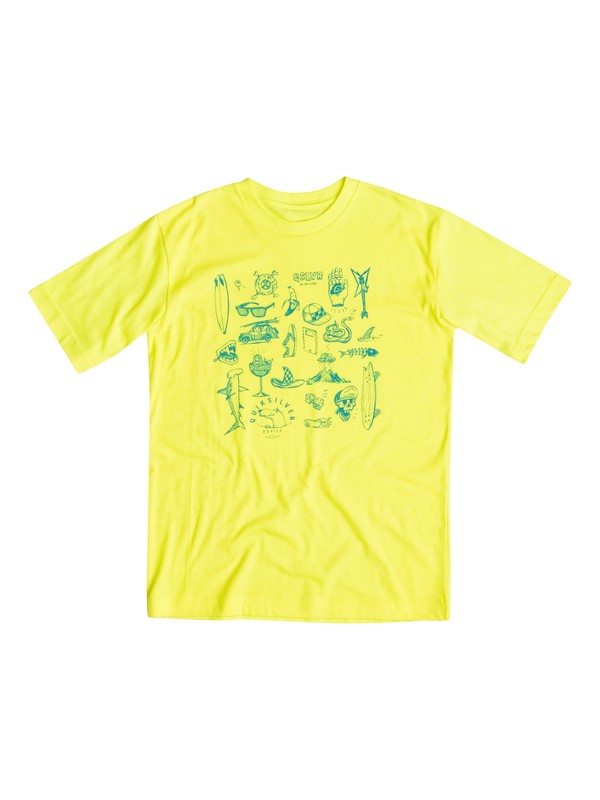 quiksilver, Boys 4-7 Essential T-Shirt, Vibrant Yellow (yhg0) 0 Boys 4-7 Essential T-Shirt 40654058 Quiksilver