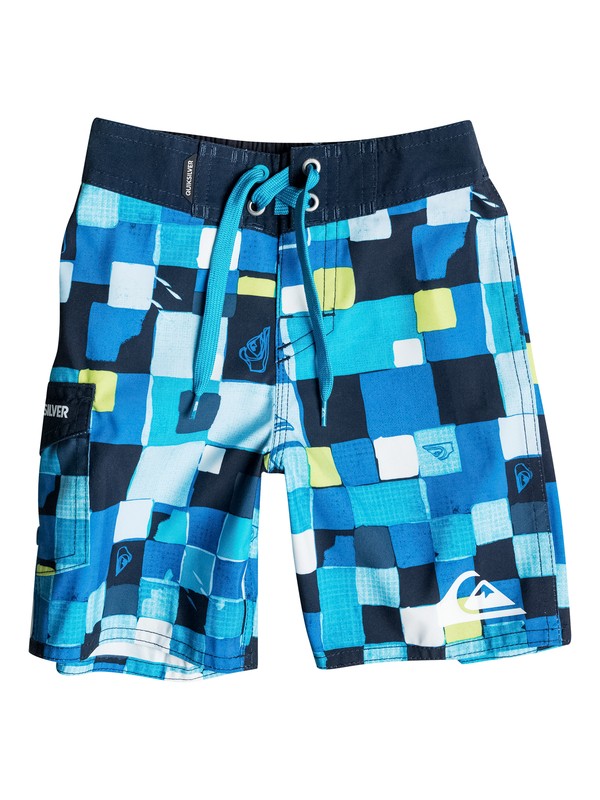 quiksilver, Boys 4-7 Double Checked Boardshorts, Victoria Blue (bqn0) 0 Boys 4-7 Double Checked Boardshorts 40655039 Quiksilver